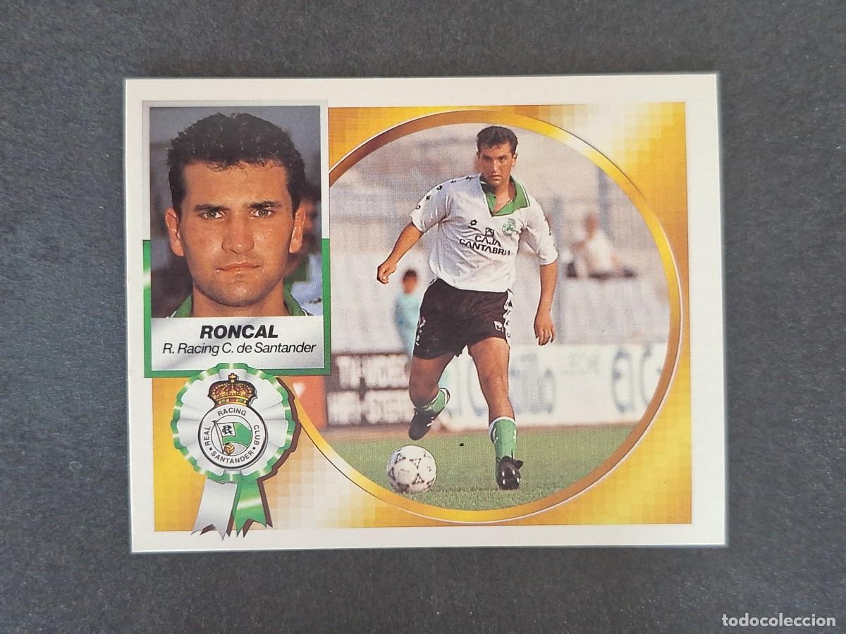 Cromos de f&uacute;tbol: L5 RONCAL RACING DE SANTANDER LIGA ESTE 1994 1995 94 95 NUNCA PEGADO SIN PEGAR