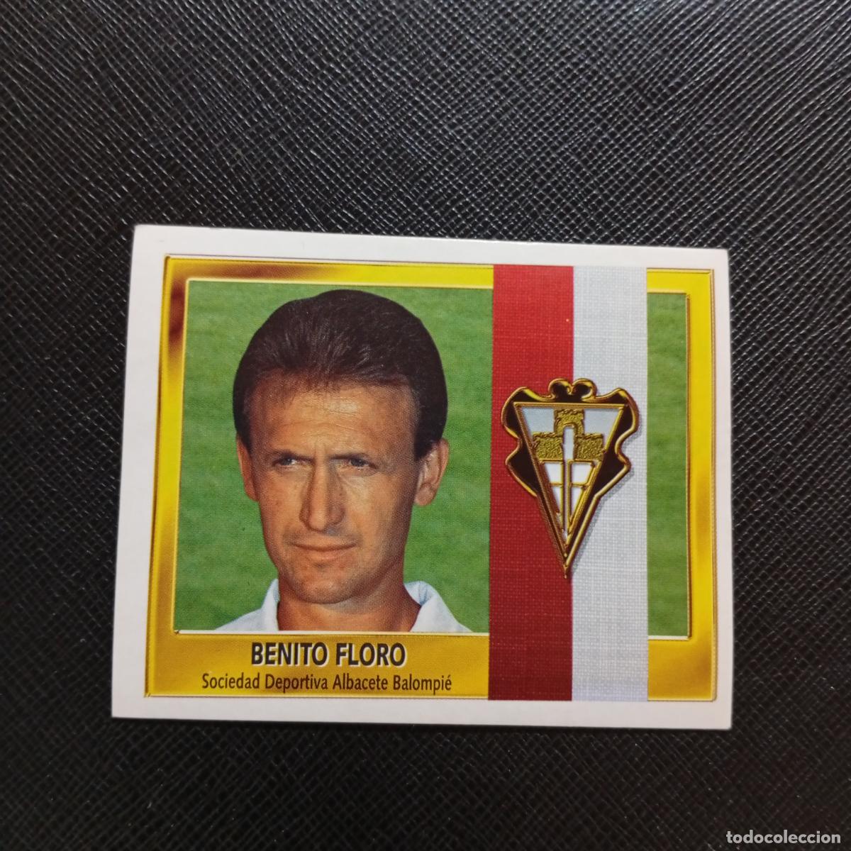 Cromos de f&uacute;tbol: BENITO FLORO ALBACETE ESTE 1995 1996 CROMO FUTBOL LIGA 95 96 - SIN PEGAR - A70 PG325 B
