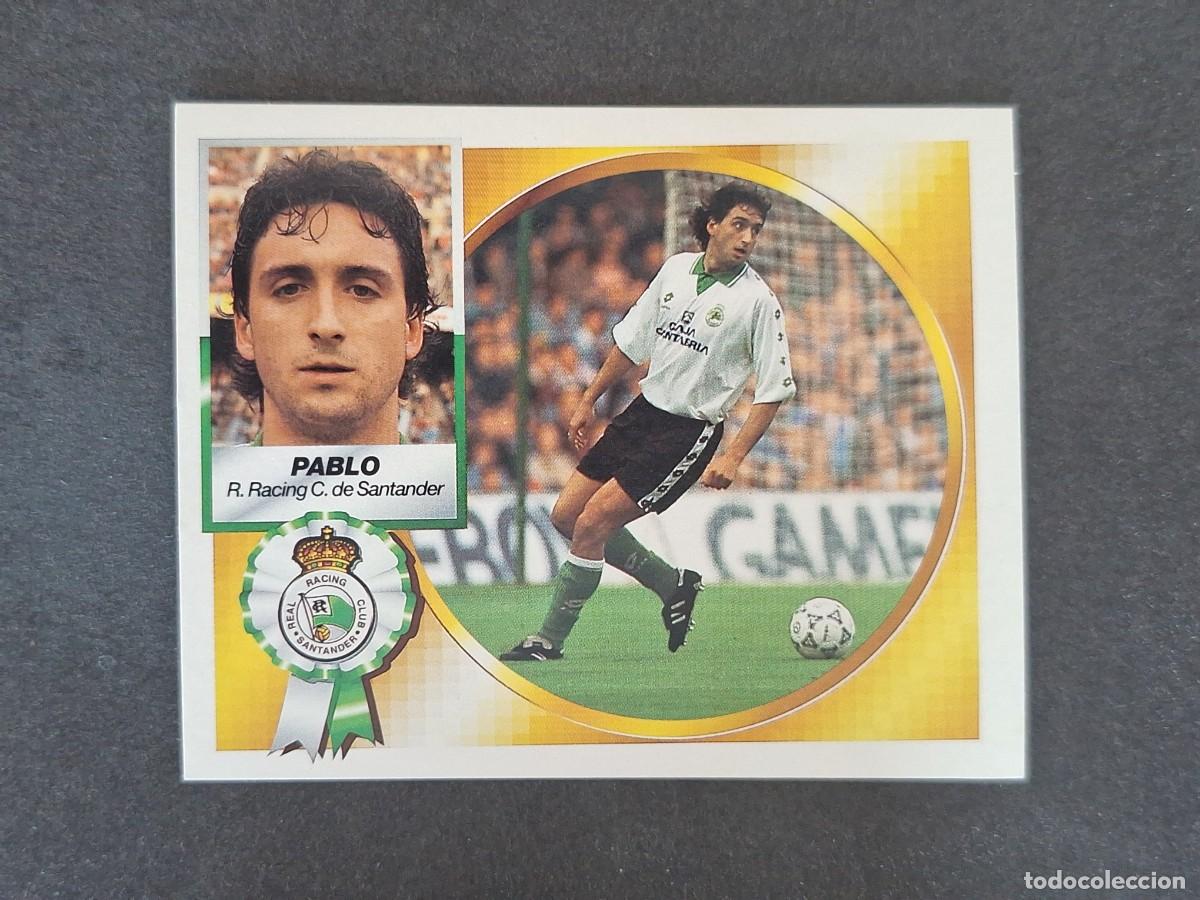 Cromos de f&uacute;tbol: L5 PABLO RACING DE SANTANDER LIGA ESTE 1994 1995 94 95 NUNCA PEGADO SIN PEGAR