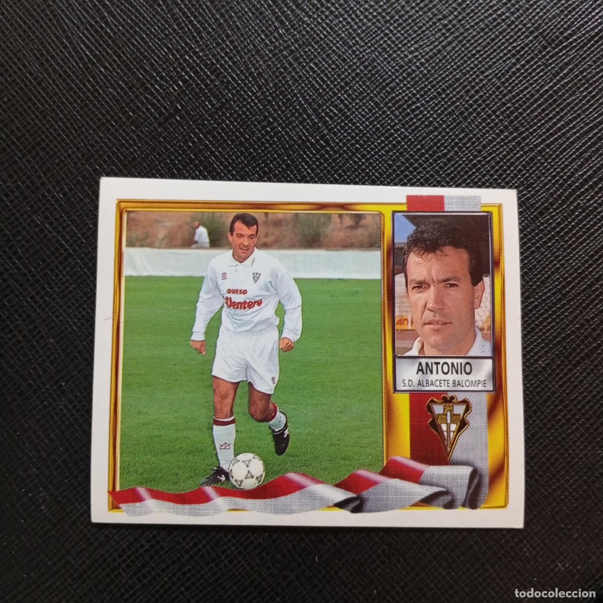 Cromos de f&uacute;tbol: ANTONIO ALBACETE ESTE 1995 1996 CROMO FUTBOL LIGA 95 96 - SIN PEGAR - A70 PG325