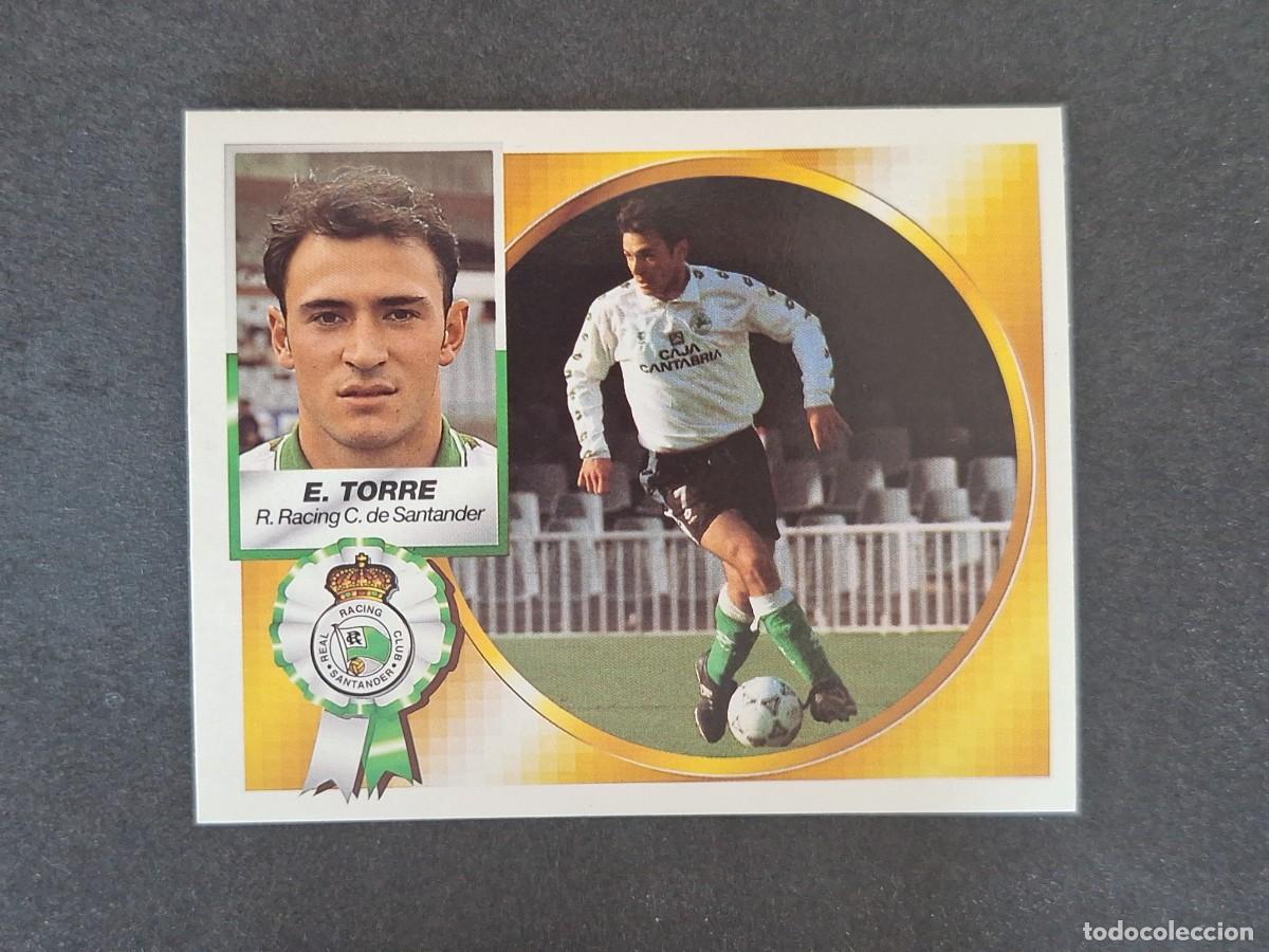 Cromos de f&uacute;tbol: L5 ESTEBAN TORRE RACING DE SANTANDER LIGA ESTE 1994 1995 94 95 NUNCA PEGADO SIN PEGAR