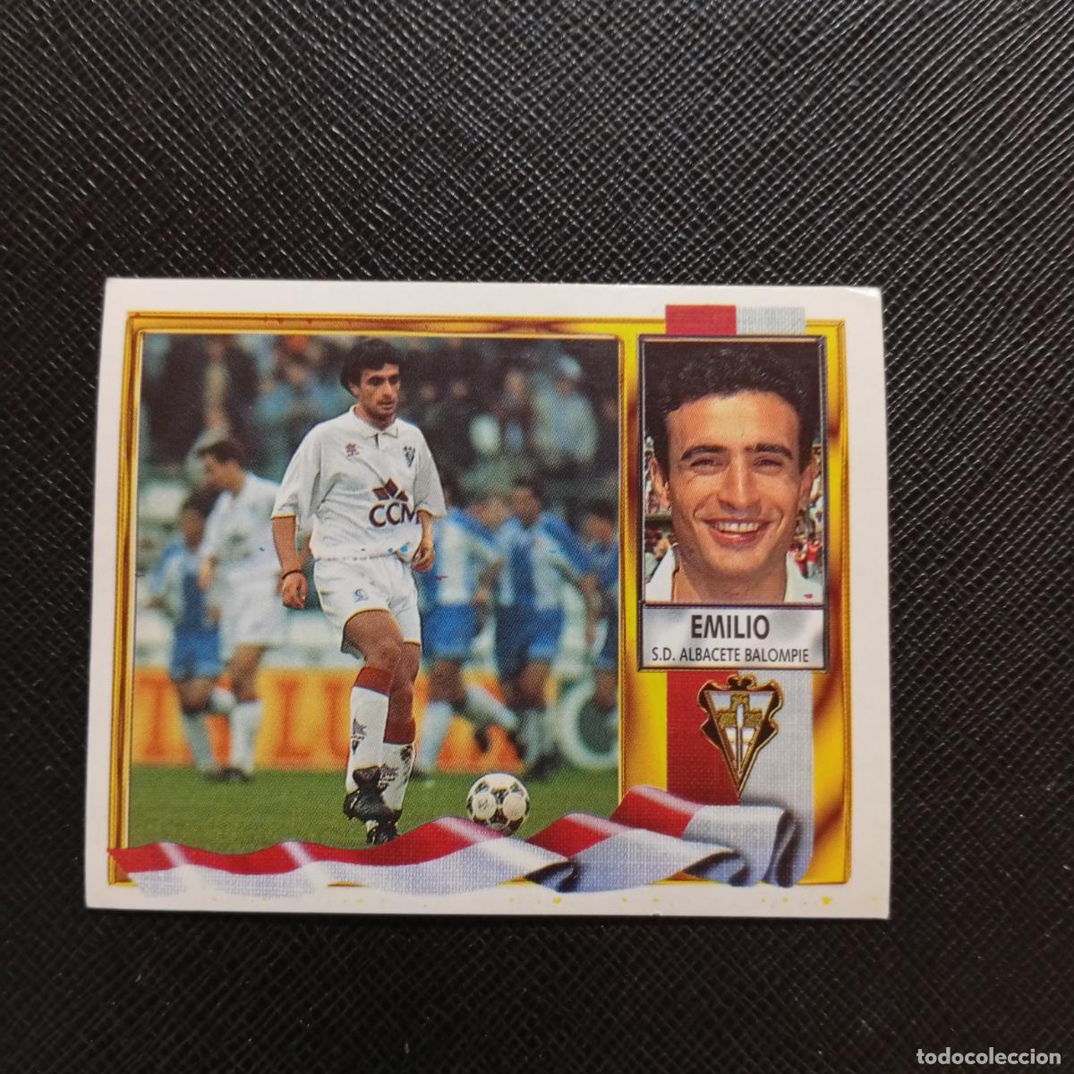 Cromos de f&uacute;tbol: EMILIO ALBACETE ESTE 1995 1996 CROMO FUTBOL LIGA 95 96 - SIN PEGAR - A70 PG325