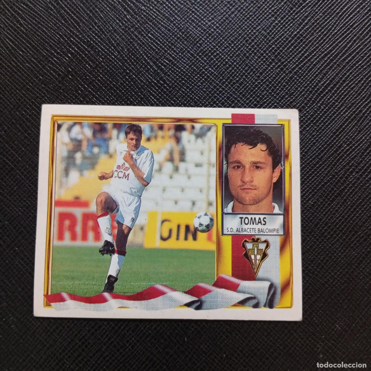 Cromos de f&uacute;tbol: TOMAS ALBACETE ESTE 1995 1996 CROMO FUTBOL LIGA 95 96 - SIN PEGAR - A70 PG334