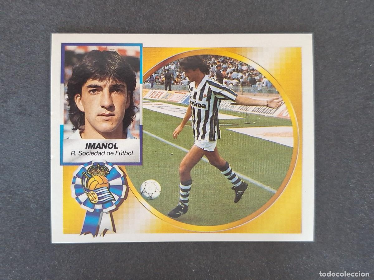Cromos de f&uacute;tbol: L5 IMANOL REAL SOCIEDAD LIGA ESTE 1994 1995 94 95 NUNCA PEGADO SIN PEGAR