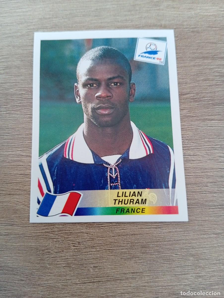 Cromos de f&uacute;tbol: LILIAN THURAM 159 FRANCIA PANINI FRANCIA 1998 98 SIN PEGAR NUNCA PEGADO