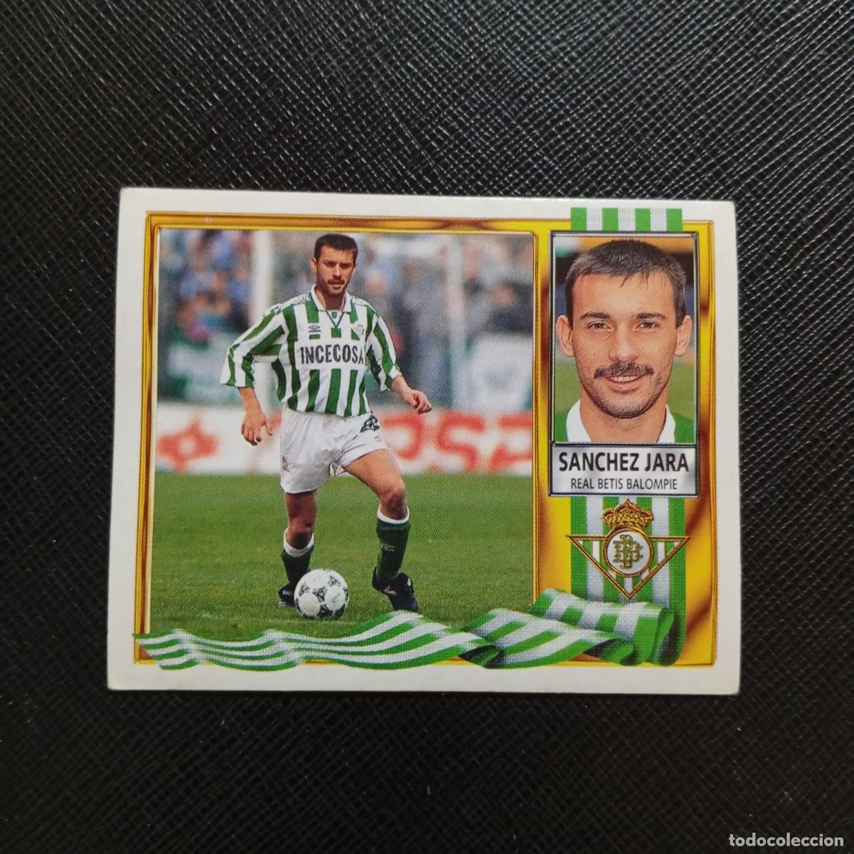 Cromos de f&uacute;tbol: SANCHEZ JARA REAL BETIS ESTE 1995 1996 CROMO FUTBOL LIGA 95 96 - SIN PEGAR - A70 PG334 COLOCA