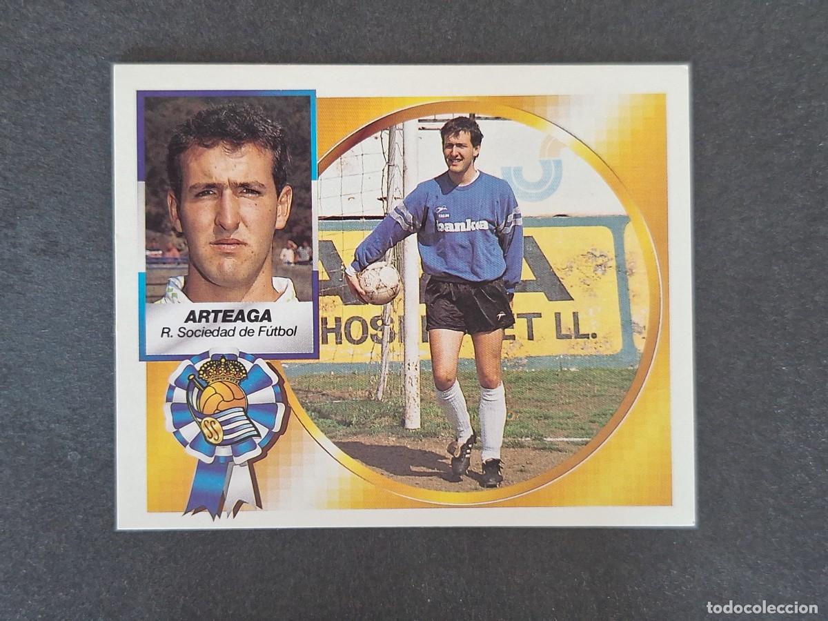 Cromos de f&uacute;tbol: L5 ARTEAGA REAL SOCIEDAD LIGA ESTE 1994 1995 94 95 NUNCA PEGADO SIN PEGAR