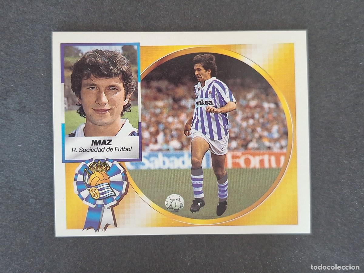 Cromos de f&uacute;tbol: L5 IMAZ REAL SOCIEDAD LIGA ESTE 1994 1995 94 95 NUNCA PEGADO SIN PEGAR
