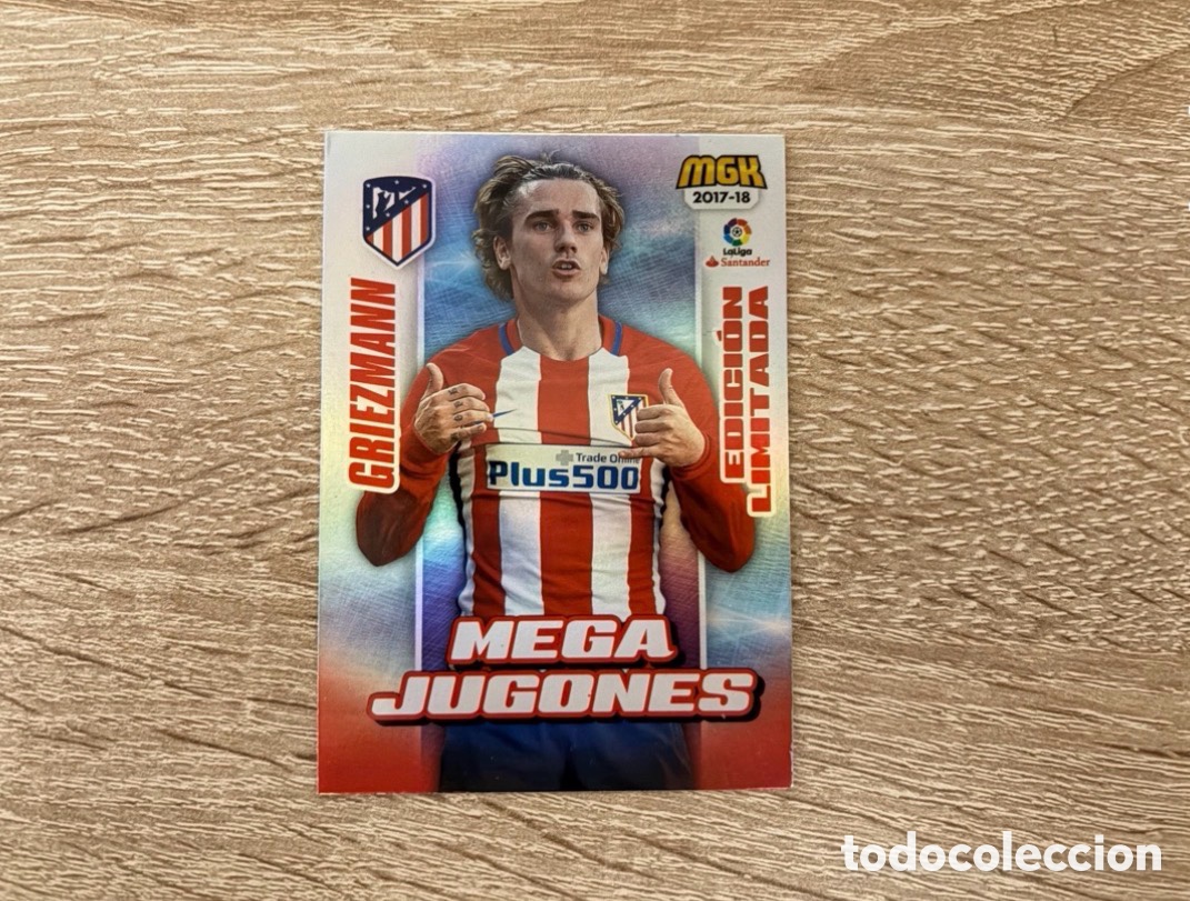 Cromos de f&uacute;tbol: 70B GRIEZMANN MEGA JUGONES EDICI&Oacute;N LIMITADA MEGACRACKS MGK 2017 2018 17 18 ATL&Eacute;TICO DE MADRID