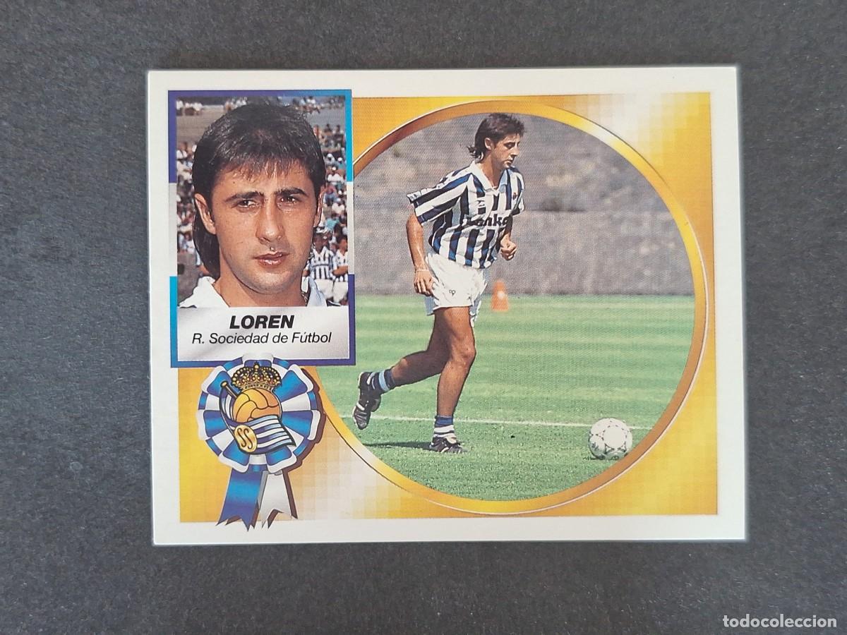Cromos de f&uacute;tbol: L5 LOREN REAL SOCIEDAD LIGA ESTE 1994 1995 94 95 NUNCA PEGADO SIN PEGAR