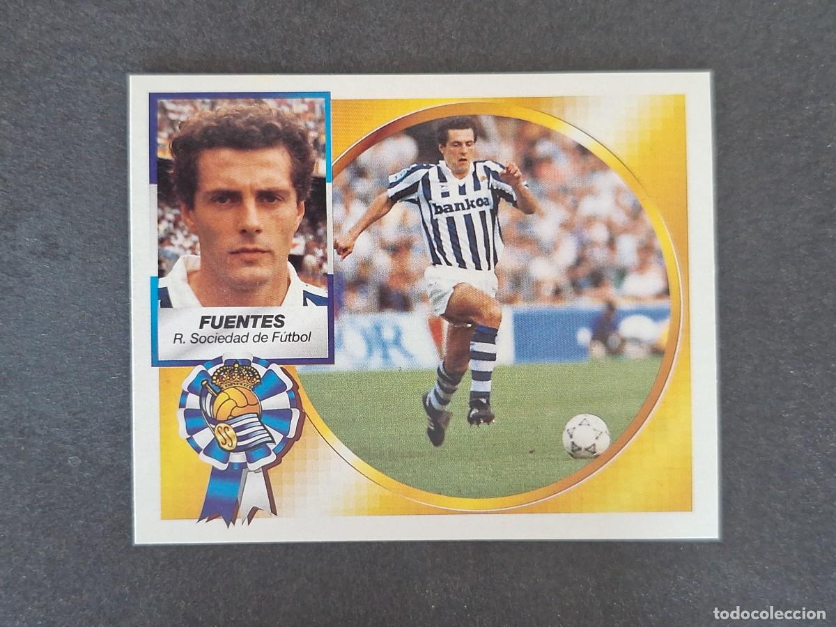 Cromos de f&uacute;tbol: L5 FUENTES REAL SOCIEDAD LIGA ESTE 1994 1995 94 95 NUNCA PEGADO SIN PEGAR