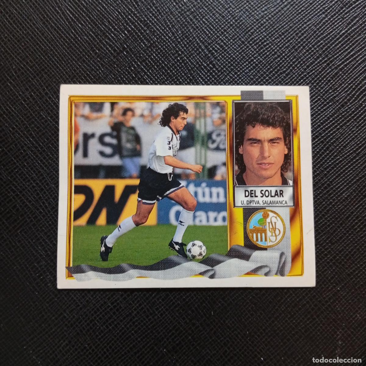 Cromos de f&uacute;tbol: DEL SOLAR SALAMANCA ESTE 1995 1996 CROMO FUTBOL LIGA 95 96 - SIN PEGAR - A70 PG334 COLOCA
