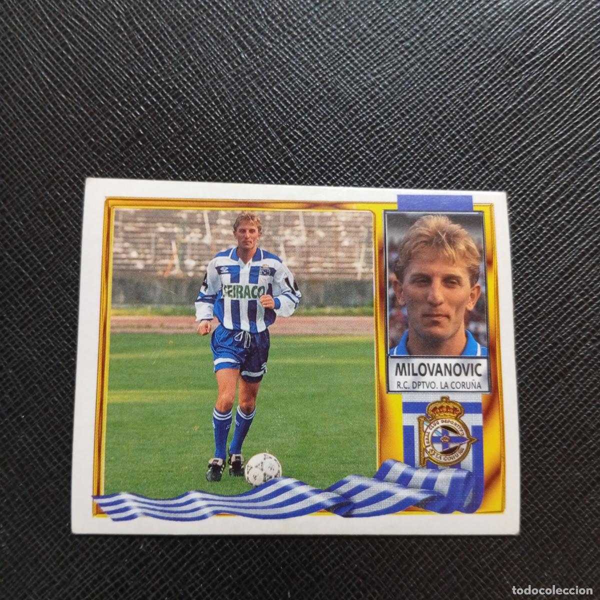 Cromos de f&uacute;tbol: MILOVANOVIC DEPORTIVO ESTE 1995 1996 CROMO FUTBOL LIGA 95 96 - SIN PEGAR - A70 PG334 COLOCA