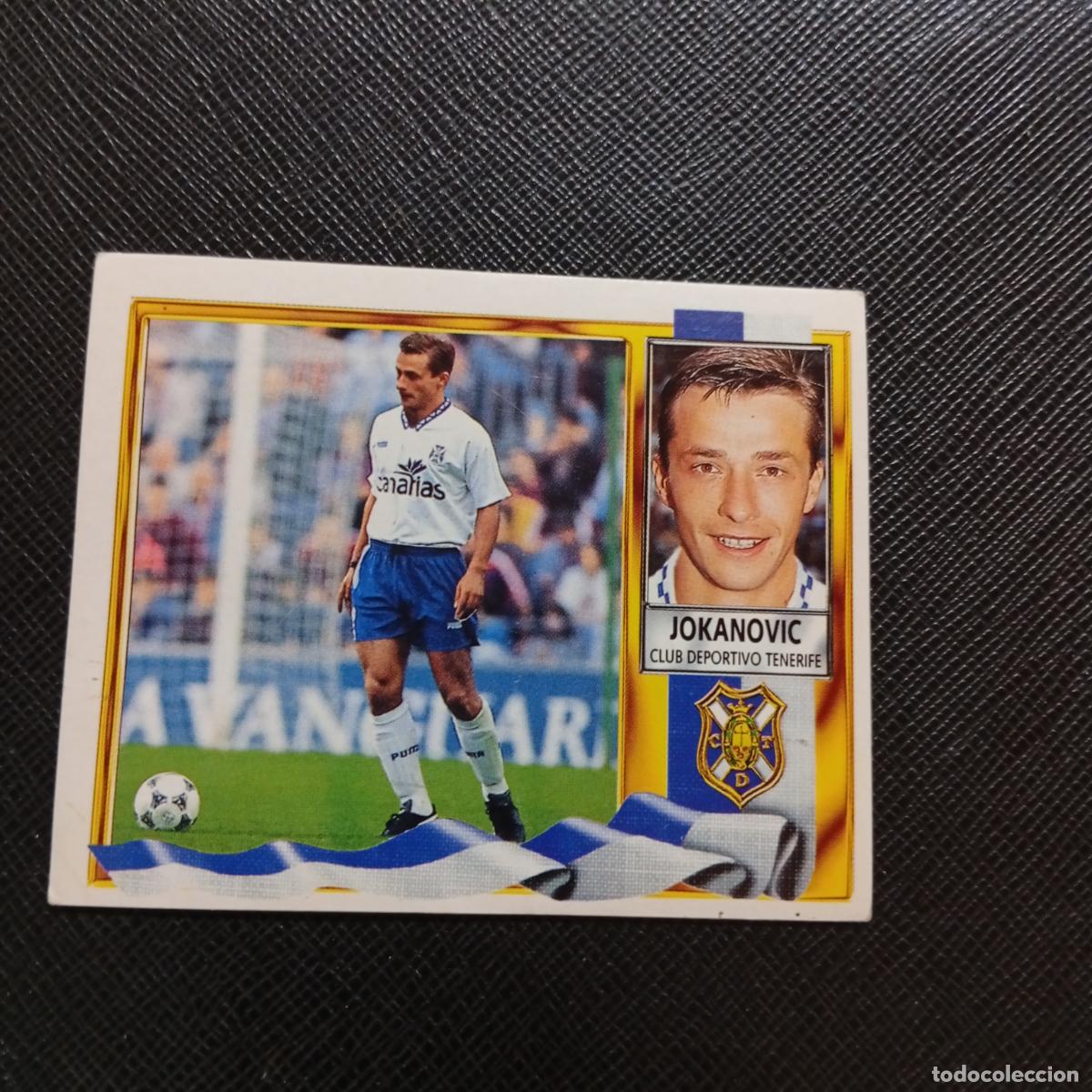Cromos de f&uacute;tbol: JOKANOVIC TENERIFE ESTE 1995 1996 CROMO FUTBOL LIGA 95 96 - SIN PEGAR - A70 PG334 COLOCA