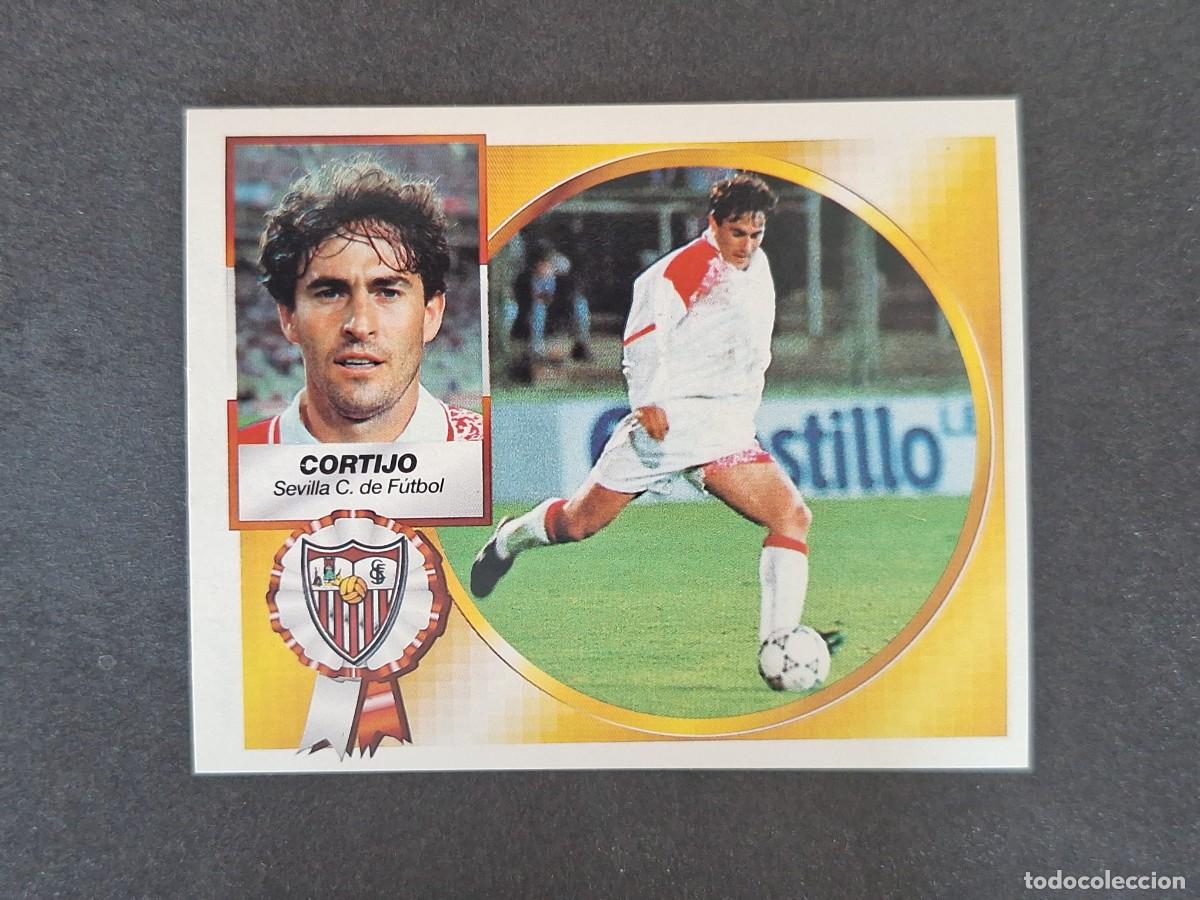 Cromos de f&uacute;tbol: L5 CORTIJO SEVILLA C. F. LIGA ESTE 1994 1995 94 95 NUNCA PEGADO SIN PEGAR
