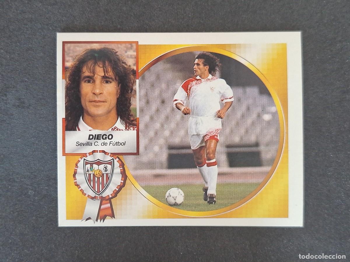 Cromos de f&uacute;tbol: L5 DIEGO SEVILLA C. F. LIGA ESTE 1994 1995 94 95 NUNCA PEGADO SIN PEGAR