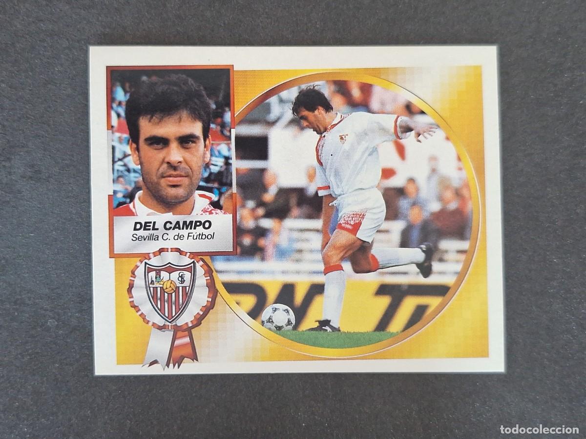 Cromos de f&uacute;tbol: L5 DEL CAMPO SEVILLA C. F. LIGA ESTE 1994 1995 94 95 NUNCA PEGADO SIN PEGAR