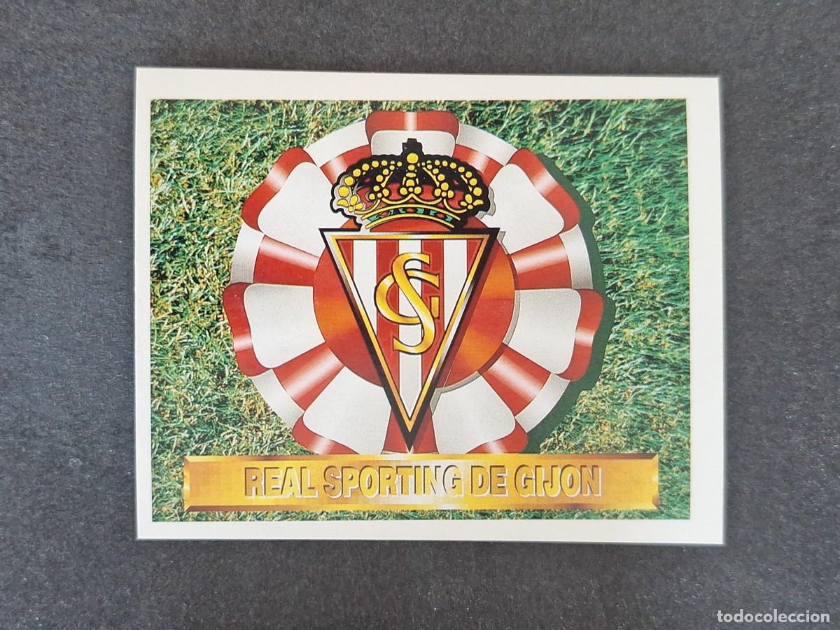 Cromos de f&uacute;tbol: L5 ESCUDO SPORTING DE GIJON LIGA ESTE 1994 1995 94 95 NUNCA PEGADO SIN PEGAR