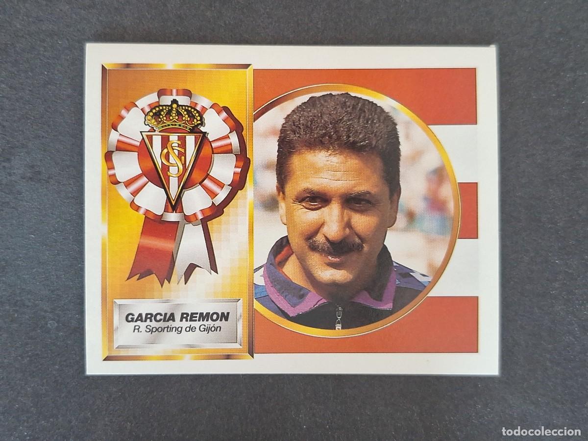 Cromos de f&uacute;tbol: L5 GARCIA REMON ENTRENADOR SPORTING DE GIJON LIGA ESTE 1994 1995 94 95 NUNCA PEGADO SIN PEGAR