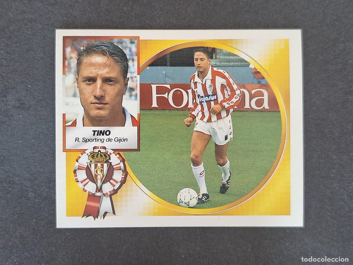 Cromos de f&uacute;tbol: L5 TINO SPORTING DE GIJON LIGA ESTE 1994 1995 94 95 NUNCA PEGADO SIN PEGAR