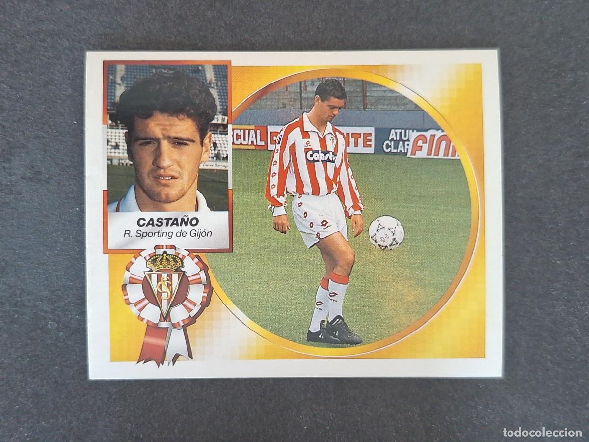 Cromos de f&uacute;tbol: L5 CASTA&Ntilde;O SPORTING DE GIJON LIGA ESTE 1994 1995 94 95 NUNCA PEGADO SIN PEGAR