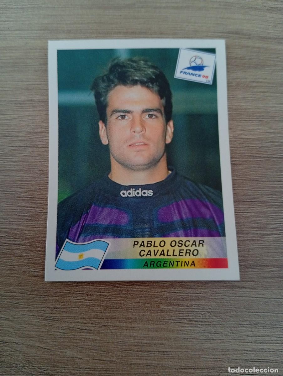 Fu&szlig;ball-Sticker: PABLO CESAR CABALLERO 515 ARGENTINA PANINI FRANCIA 1998 98 SIN PEGAR NUNCA PEGADO