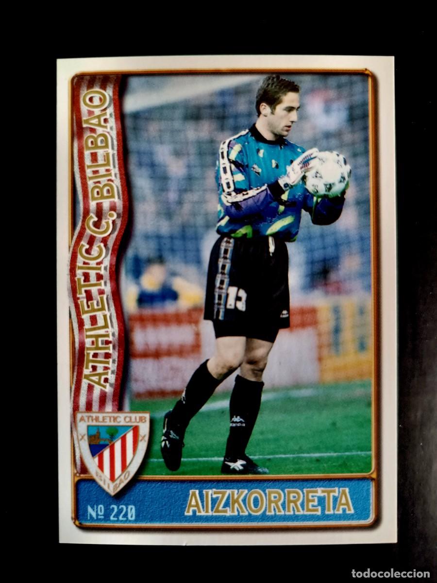 Cromos de f&uacute;tbol: 220 AIZKORRETA - ATHLETIC DE BILBAO - BAJA DE MUNDICROMO 96/97