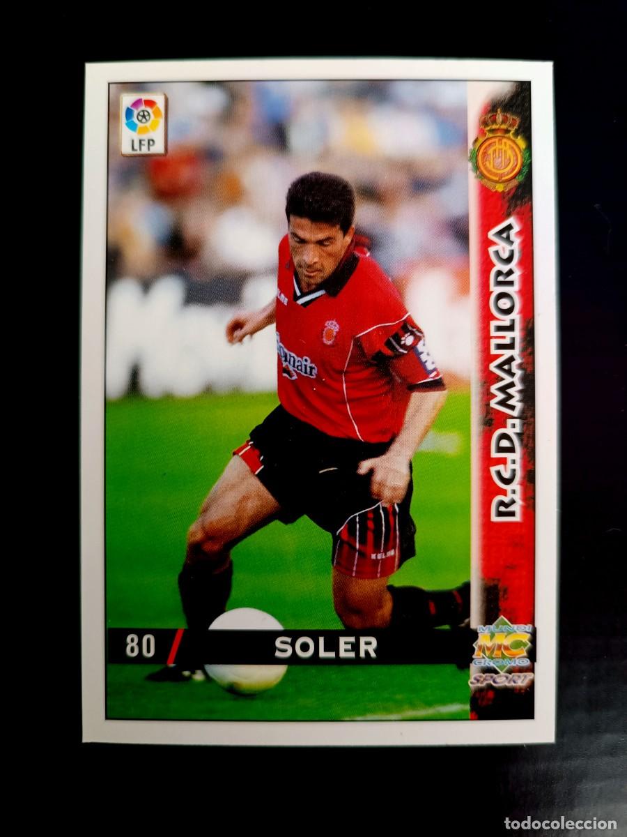 Cromos de f&uacute;tbol: 80 PACO SOLER - R.C.D. MALLORCA - MUNDICROMO 98/99