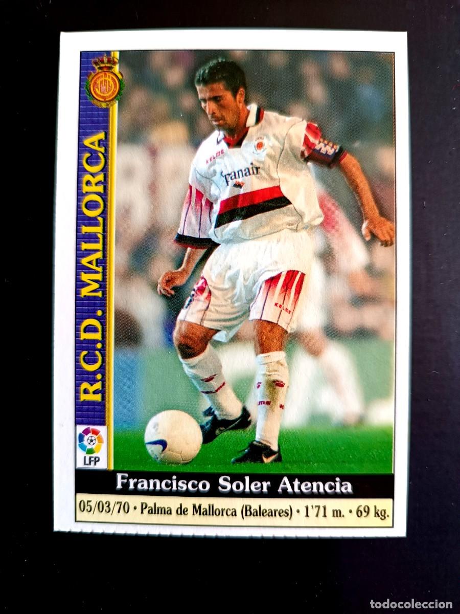 Cromos de f&uacute;tbol: 45 PACO SOLER - R.C.D. MALLORCA - MUNDICROMO 2000