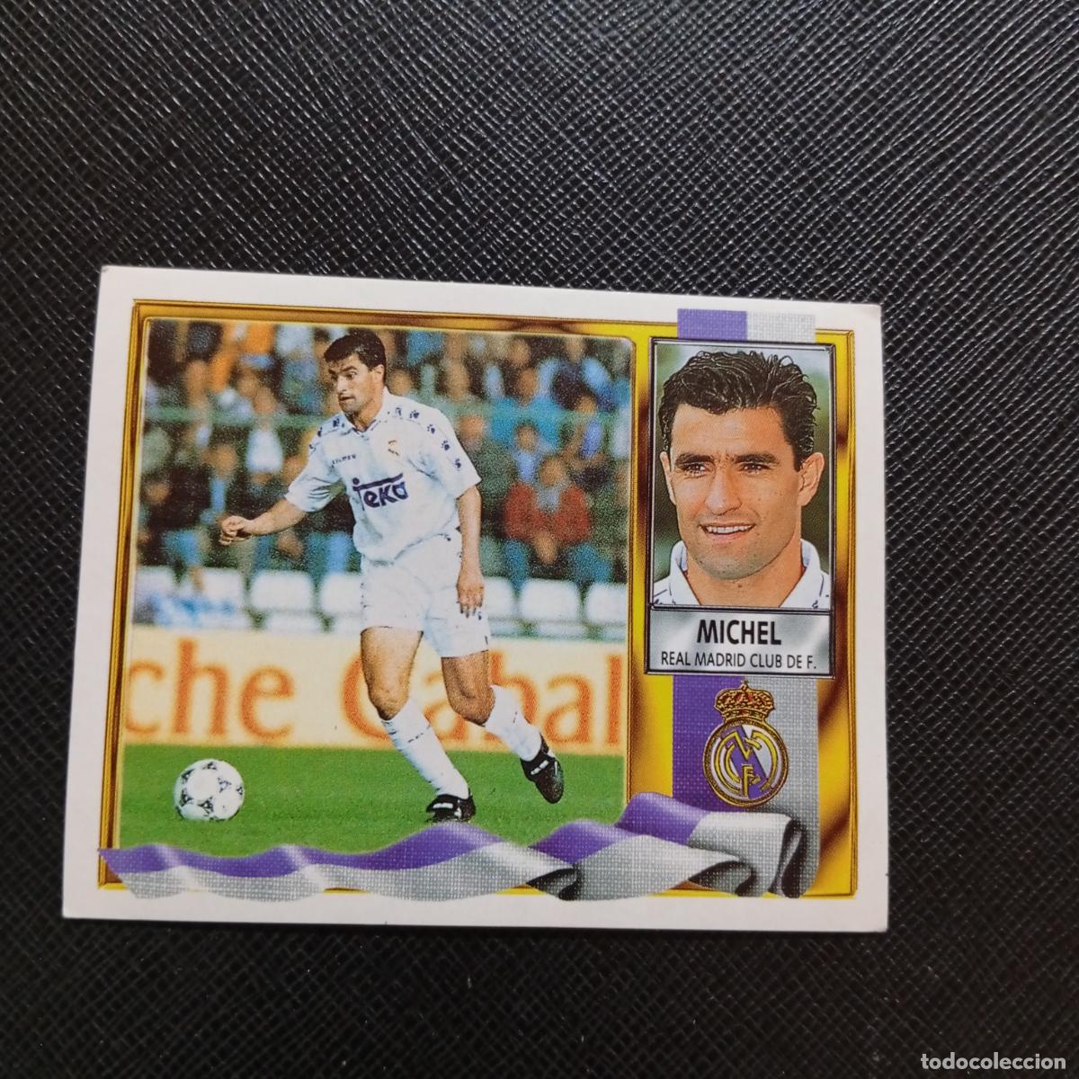 Cromos de f&uacute;tbol: MICHEL REAL MADRID ESTE 1995 1996 CROMO FUTBOL LIGA 95 96 - SIN PEGAR - A70 PG343