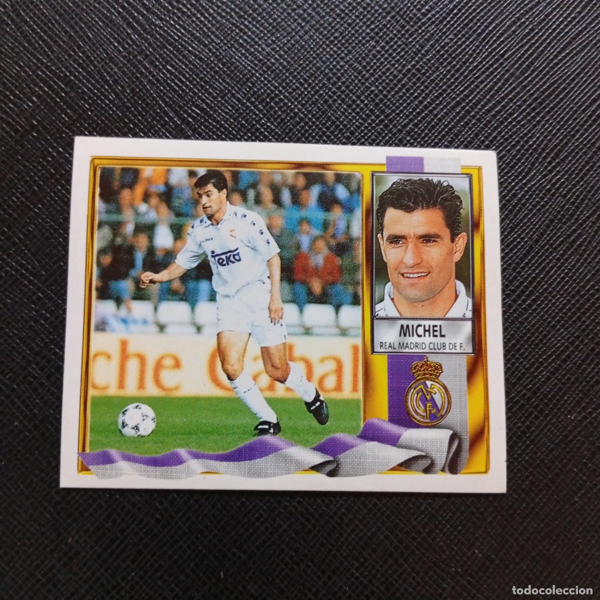 Cromos de f&uacute;tbol: MICHEL REAL MADRID ESTE 1995 1996 CROMO FUTBOL LIGA 95 96 - SIN PEGAR - A70 PG343 B