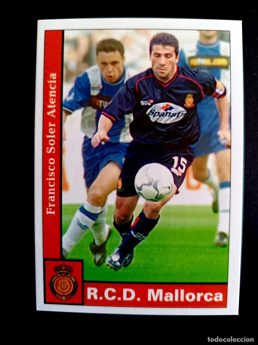 Cromos de f&uacute;tbol: 54 PACO SOLER - R.C.D. MALLORCA - MUNDICROMO 2002