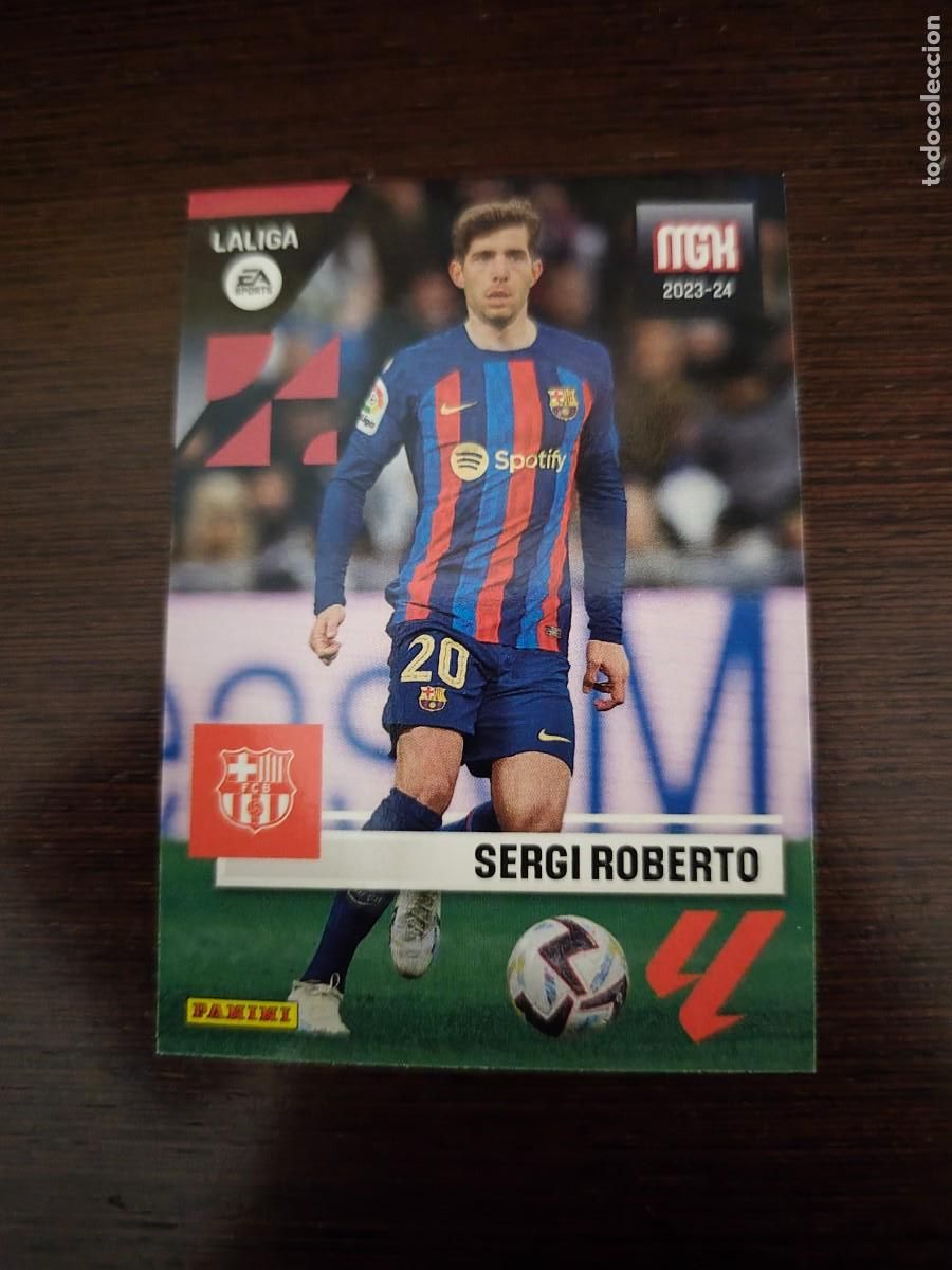 Cromos de f&uacute;tbol: MEGACRACKS 2023-2024 N&ordm; 94 SERGI ROBERTO (F.C.BARCELONA)