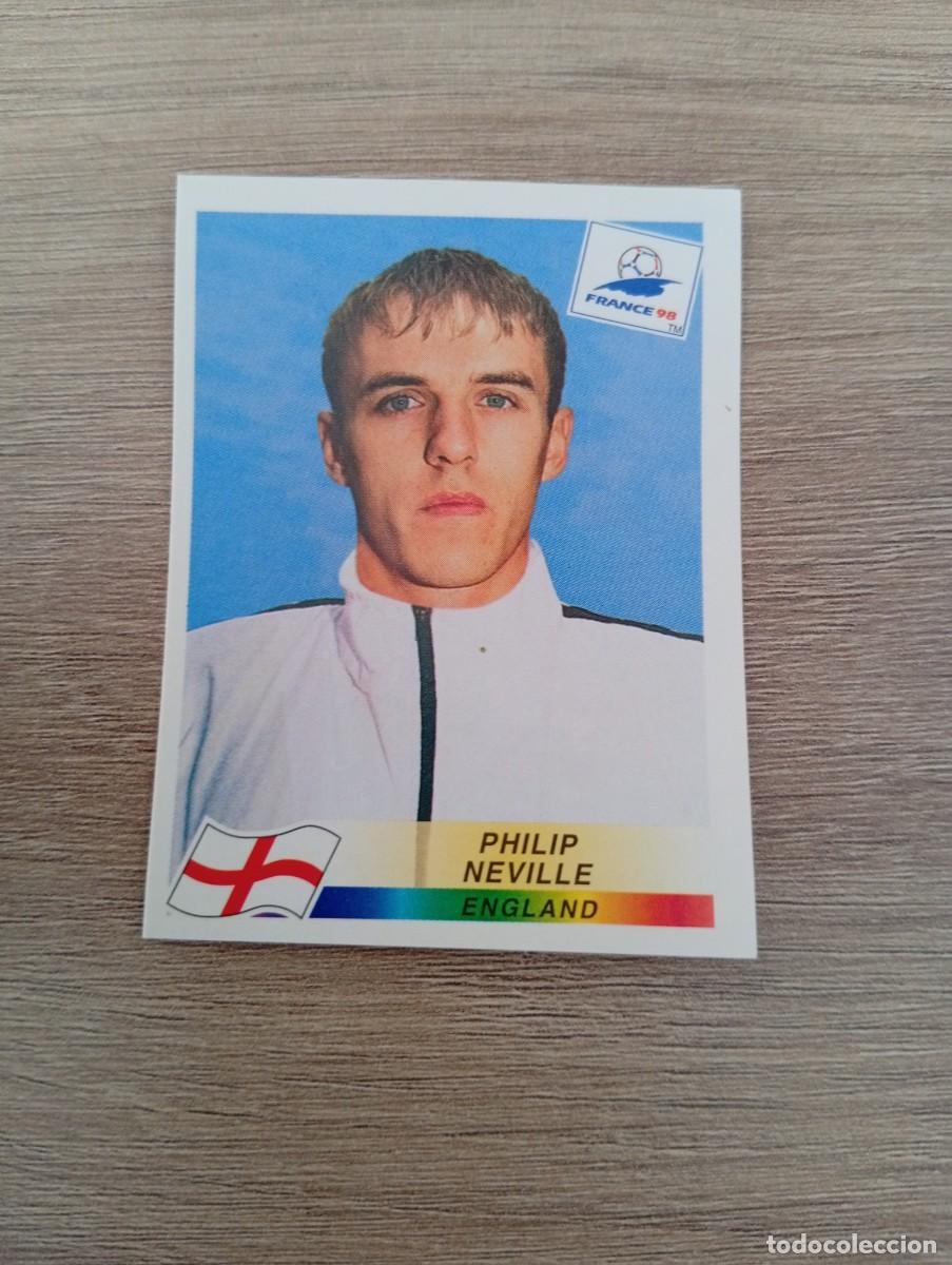 Cromos de f&uacute;tbol: PHILIP NEVILLE 469 INGLATERRA PANINI FRANCIA 1998 98 SIN PEGAR NUNCA PEGADO