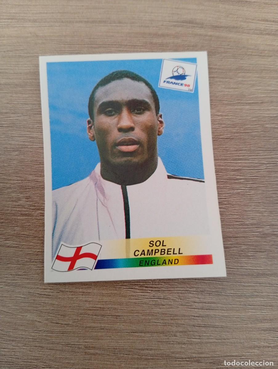 Cromos de f&uacute;tbol: SOL CAMPBELL 468 INGLATERRA PANINI FRANCIA 1998 98 SIN PEGAR NUNCA PEGADO