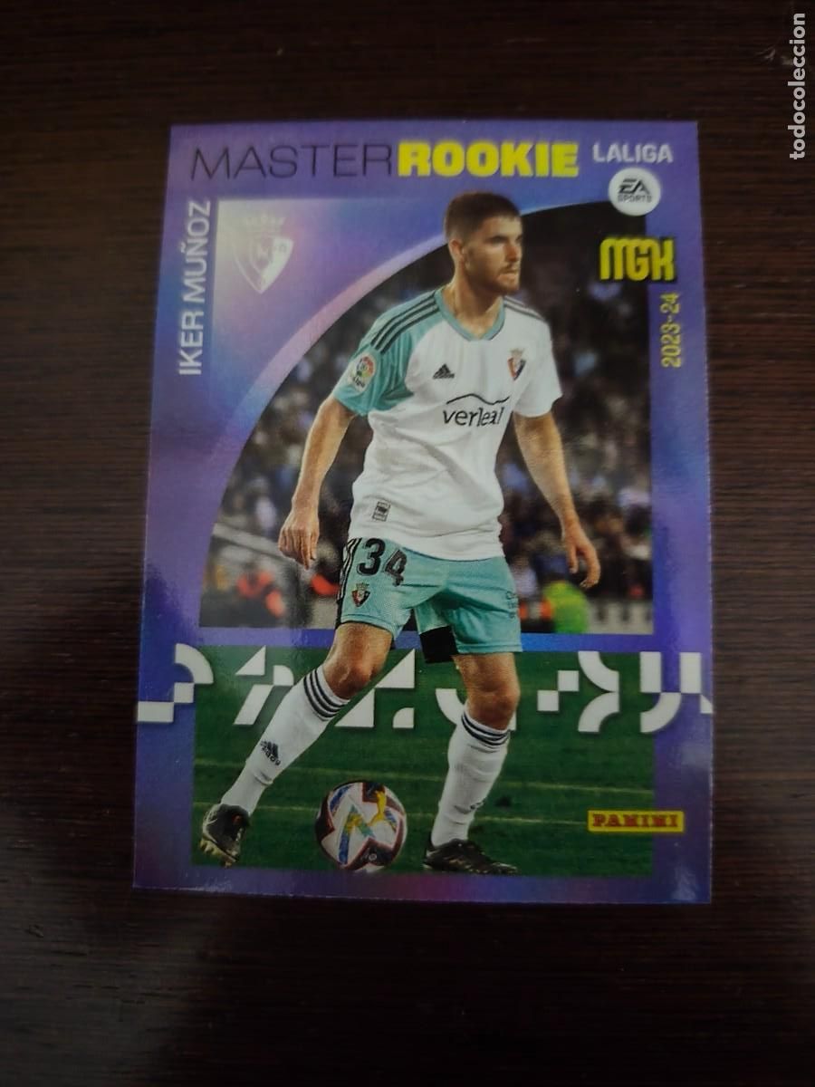Cromos de f&uacute;tbol: MEGACRACKS 2023-2024 MASTER ROOKIE IKER MU&Ntilde;OZ (OSASUNA) N&ordm;419