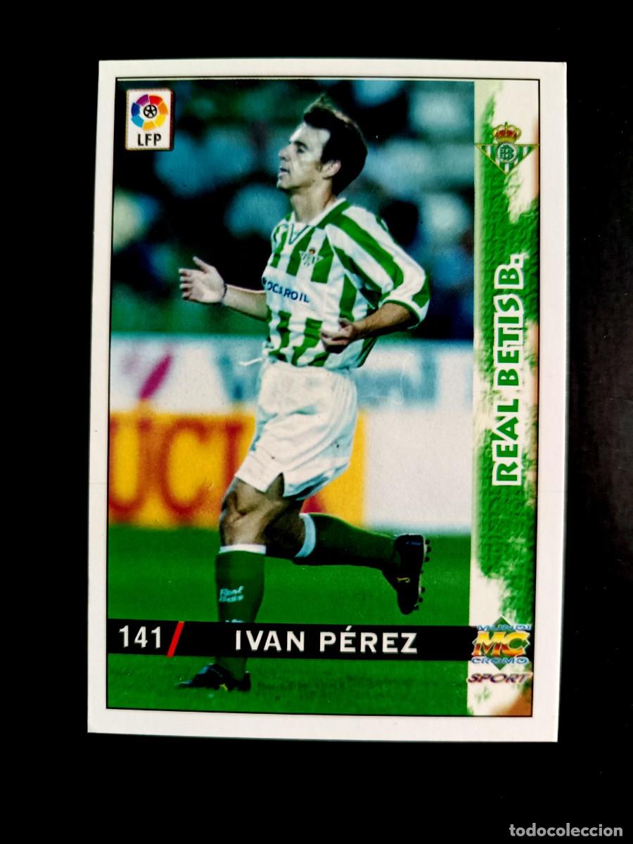 Cromos de f&uacute;tbol: 141 IV&Aacute;N P&Eacute;REZ - REAL BETIS - MUNDICROMO 98/99