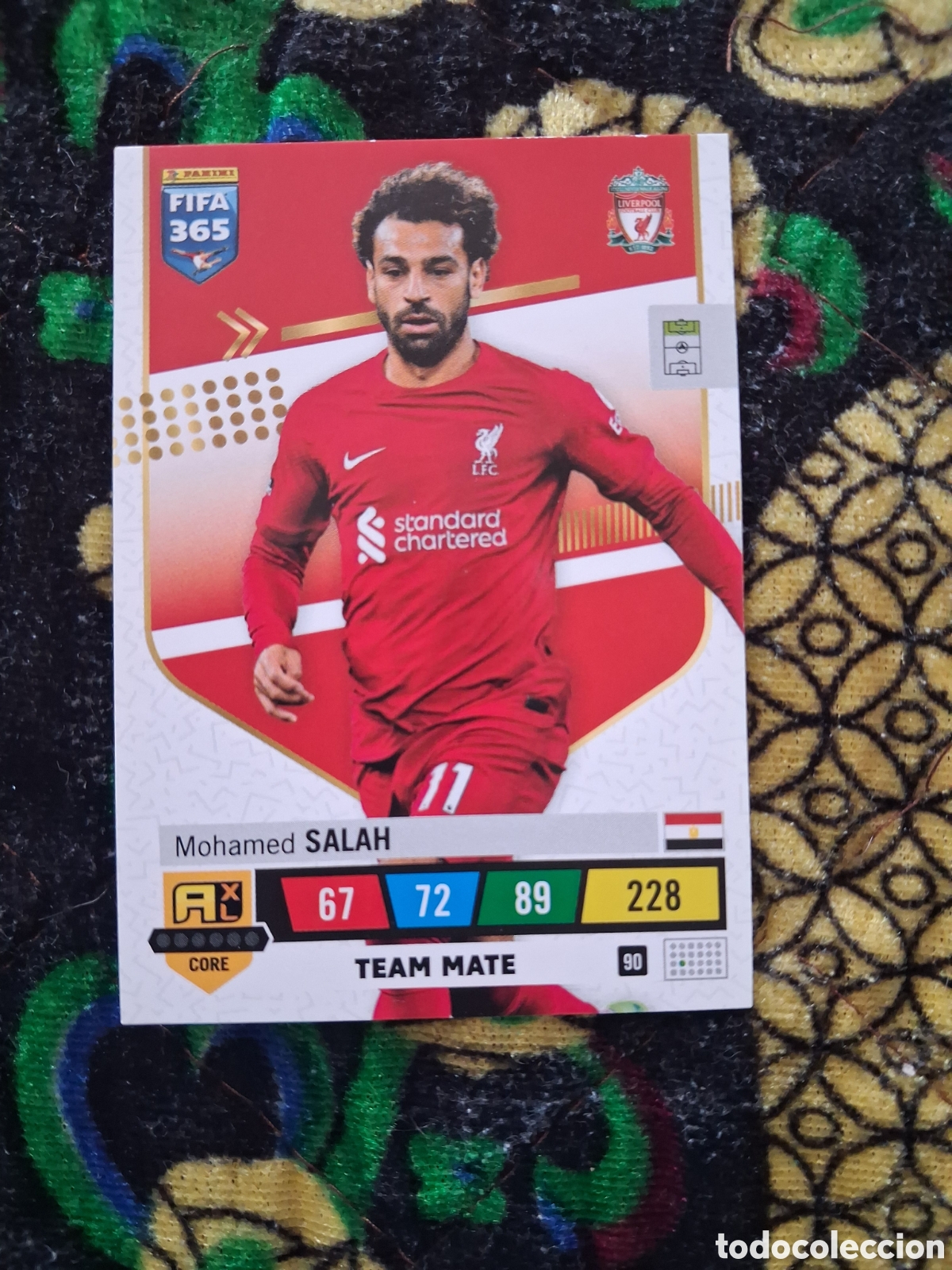 Cromos de f&uacute;tbol: 90 SALAH LIVERPOOL ADRENALYN FIFA 365 CROMO 22 23 FUTBOL 2022 2023 LIGA - A147 PG262