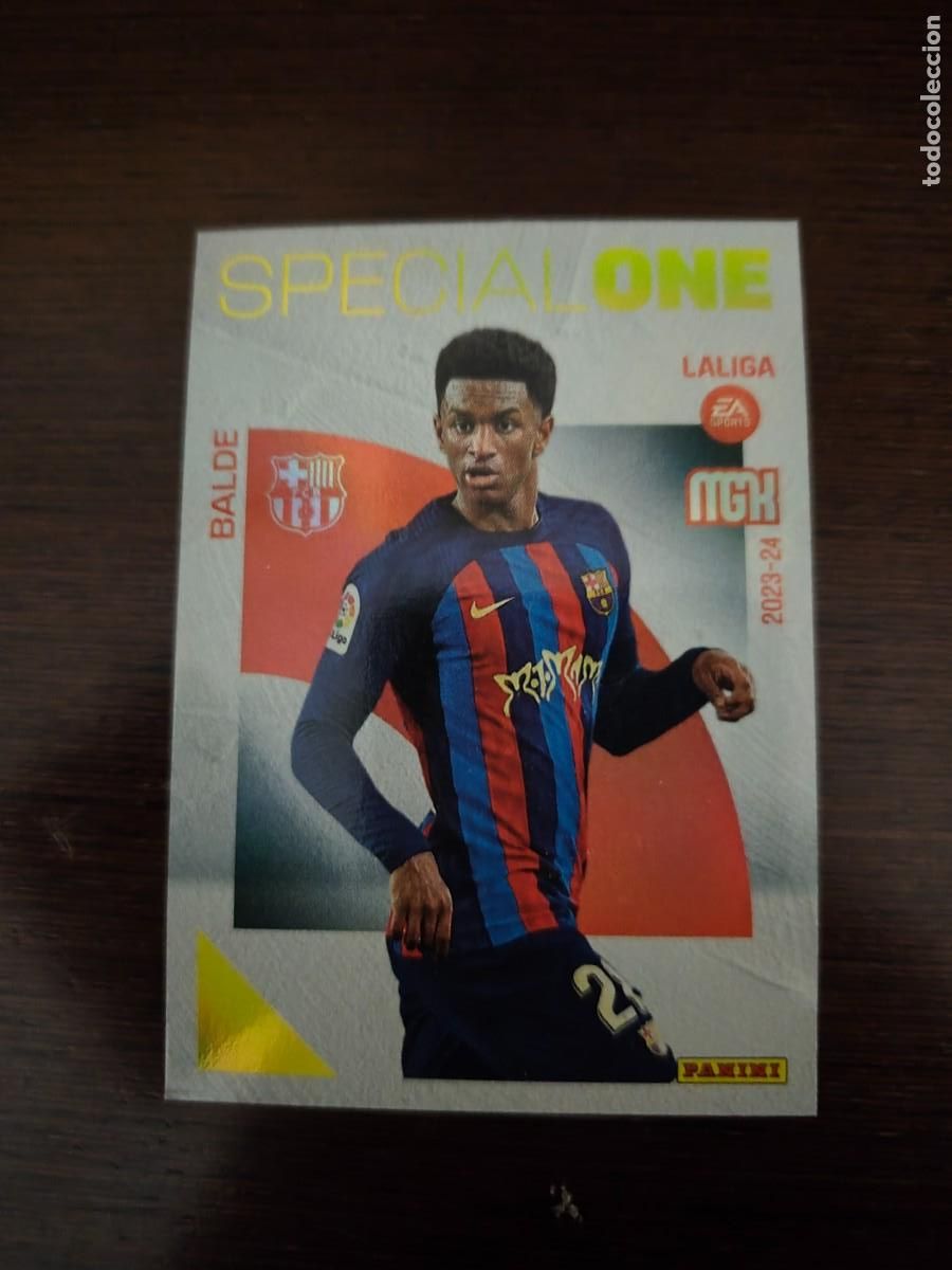 Cromos de f&uacute;tbol: MEGACRACKS 2023-2024 SPECIAL ONE BALDE (F.C. BARCELONA) N&ordm;385