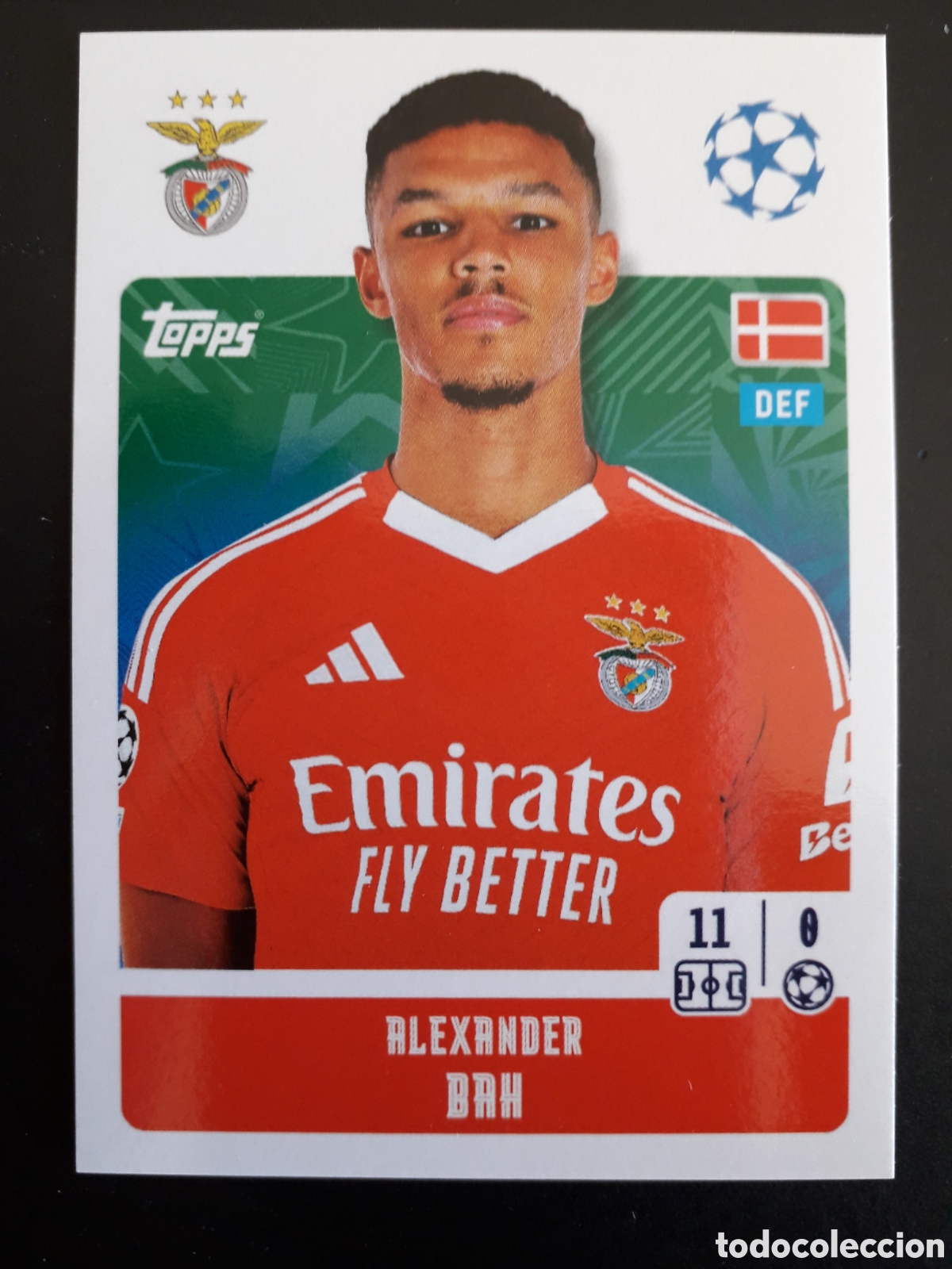 Cromos de f&uacute;tbol: BAH BENFICA N&deg; 347 UEFA CHAMPIONS LEAGUE SEASON TOPPS 24 25 2024 2025 PEDIDO M&Iacute;NIMO 3&euro;