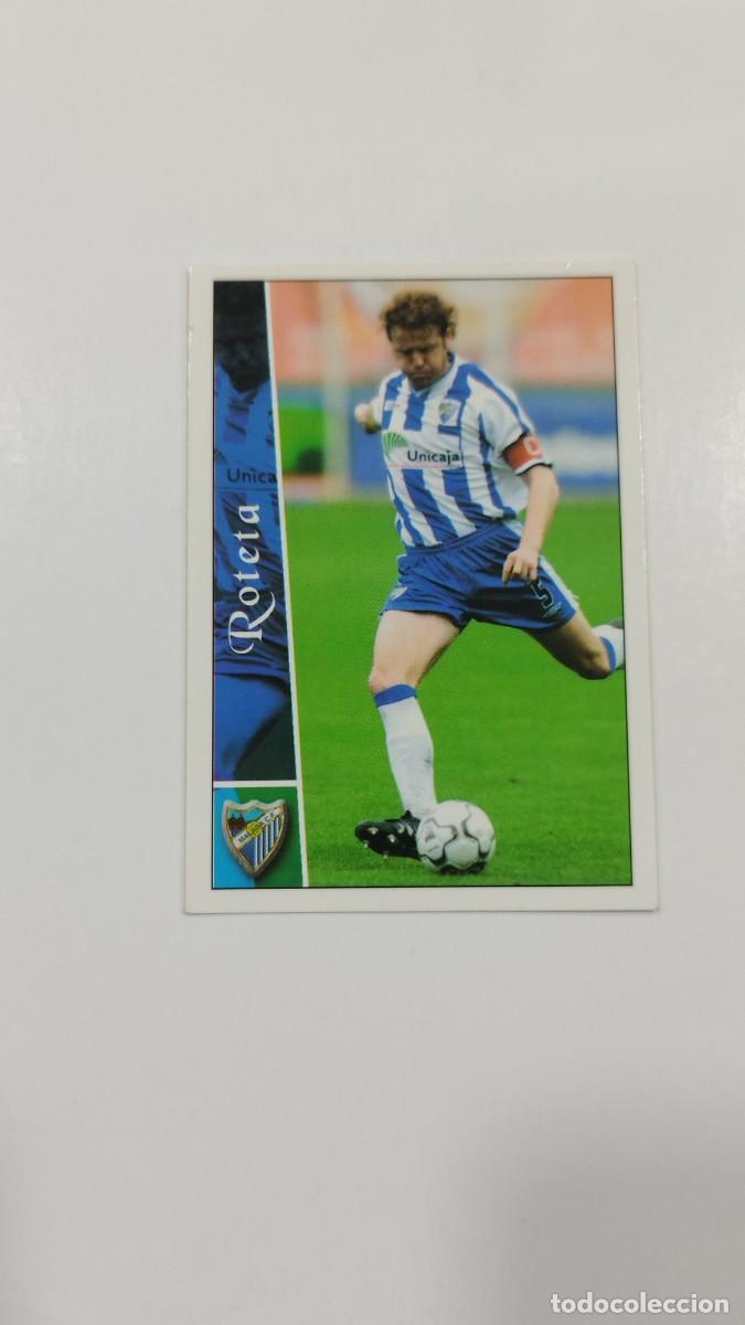 Football Stickers: LAS FICHAS DE LA LIGA 2003 - ROTETA - MALAGA C.F.