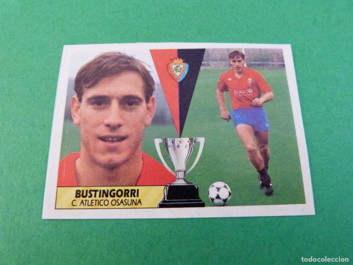 Figurine di Calcio: CROMO FUTBOL BUSTINGORRI AT. OSASUNA RECORTADO LIGA ESTE 1987-1988/87-88