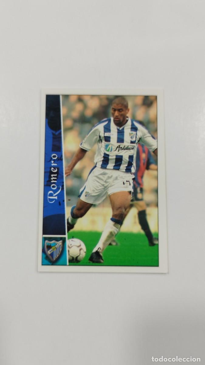 Football Stickers: LAS FICHAS DE LA LIGA 2003 - ROMERO - MALAGA C.F.