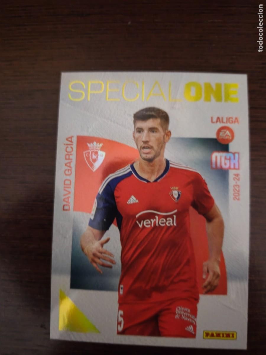 Cromos de f&uacute;tbol: MEGACRACKS 2023-2024 SPECIAL ONE DAVID GARCIA (OSASUNA) N&ordm;388