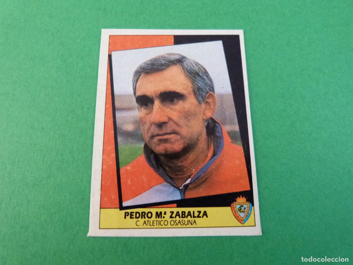 Figurine di Calcio: CROMO FUTBOL ZABALZA AT. OSASUNA RECORTADO LIGA ESTE 1987-1988/87-88