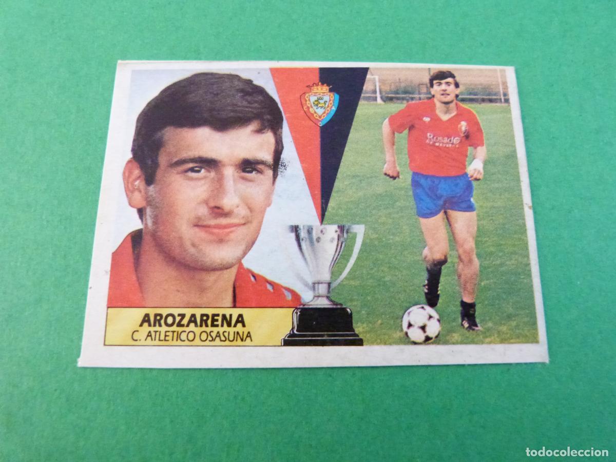 Figurine di Calcio: CROMO FUTBOL AROZARENA AT. OSASUNA RECORTADO LIGA ESTE 1987-1988/87-88
