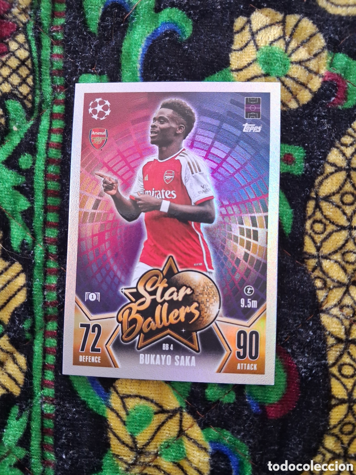 Figurine di Calcio: STAR BALLERS BB 4 Saka Match Attax Topps 2023 2024 23 24