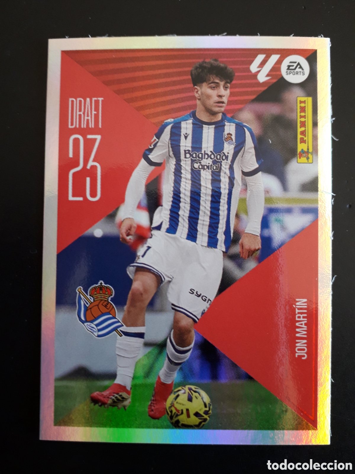 Figurine di Calcio: JON MART&Iacute;N, REAL SOCIEDAD DRAFT 23 N&deg; 13 ED ESTE 2026 2027 26 27 SIN PEGAR PEDIDO M&Iacute;NIMO 3&euro;
