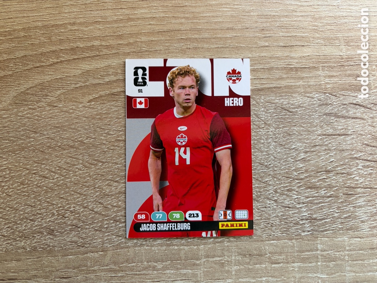 Figurine di Calcio: 91 JACOB SHAFFELBURG ADRENALYN FIFA WORLD CUP MUNDIAL 2026 26 CANAD&Aacute;