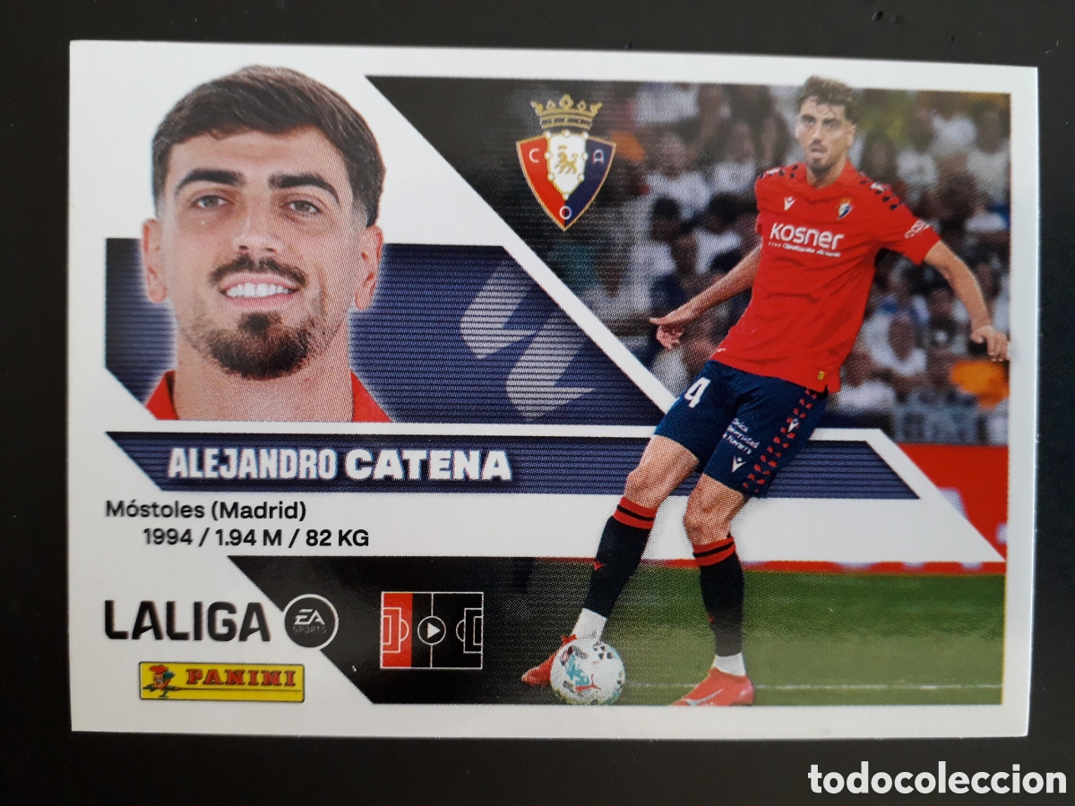 Cromos de f&uacute;tbol: CATENA OSASUNA N&deg; 8 ED ESTE 2026 2027 26 27 SIN PEGAR PEDIDO M&Iacute;NIMO 3&euro;